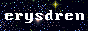 text saying erysdren and stars behind it