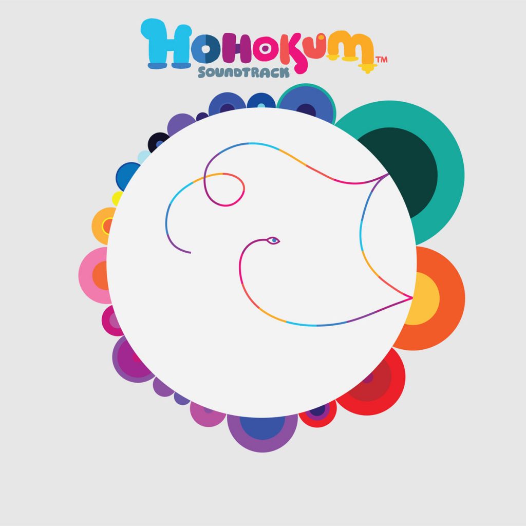 a big circle with colorful half circules protruding from it. It's the cover to the Hohokum soundtrack