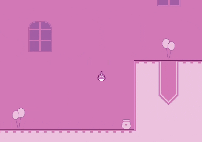 gif of a woman hitting a light to jump even higher