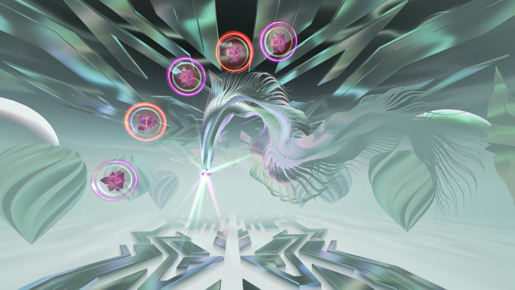 a big dragon like thing in the sky