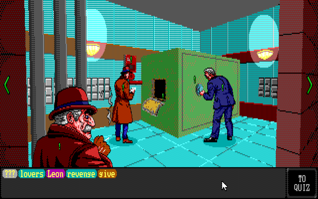 people investigating a safe