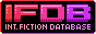 image that says IFDB, interactive fiction database