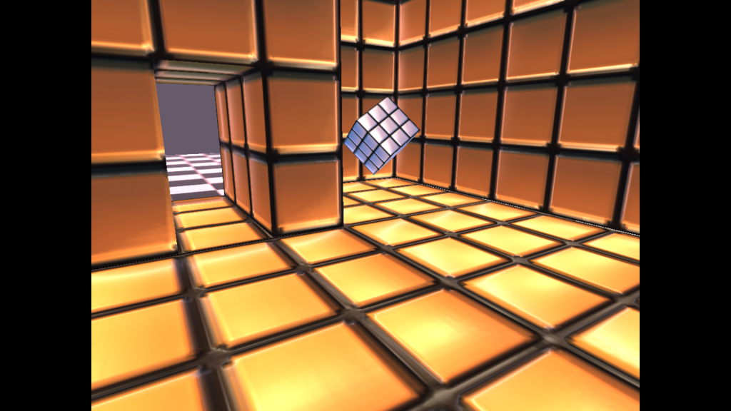 inside a block with a smaller block inside it