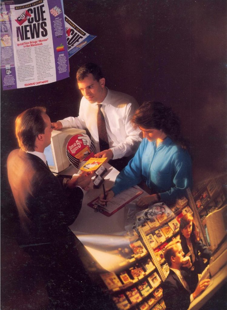 people checking out their purchases