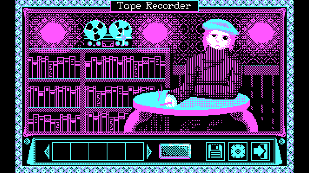 a woman at a table with a lit cigarette